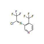 2,2,2-三氟-N-[4-(三氟甲基)-3-吡啶基]亚氨代乙酰氯