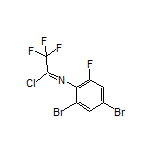 N-(2,4-二溴-6-氟苯基)-2,2,2-三氟亚氨代乙酰氯