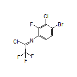N-(4-溴-3-氯-2-氟苯基)-2,2,2-三氟亚氨代乙酰氯