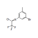 N-(3-溴-5-甲基苯基)-2,2,2-三氟亚氨代乙酰氯