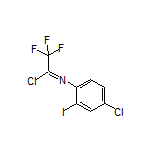 N-(4-氯-2-碘苯基)-2,2,2-三氟亚氨代乙酰氯