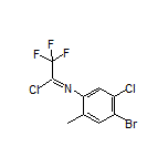 N-(4-溴-5-氯-2-甲基苯基)-2,2,2-三氟亚氨代乙酰氯
