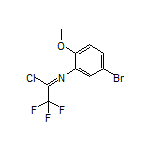 N-(5-溴-2-甲氧基苯基)-2,2,2-三氟亚氨代乙酰氯