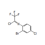 N-(2-溴-4-氯苯基)-2,2,2-三氟亚氨代乙酰氯