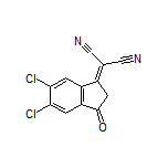 2-(5,6-二氯-3-氧代-2,3-二氢-1H-茚-1-亚基)丙二腈