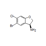 (S)-5-溴-6-氯-2,3-二氢苯并呋喃-3-胺