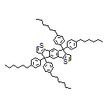 4,4,9,9-四(4-己基苯基)-4,9-二氢对称引达省并[1,2-b:5,6-b’]二噻吩