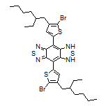 4,8-双[5-溴-4-(2-乙基己基)噻吩-2-基]-1,3-二氢苯并[1,2-c:4,5-c’]双([1,2,5]噻二唑)