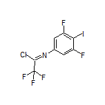 N-(3,5-二氟-4-碘苯基)-2,2,2-三氟亚氨代乙酰氯