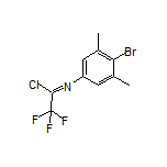 N-(4-溴-3,5-二甲基苯基)-2,2,2-三氟亚氨代乙酰氯