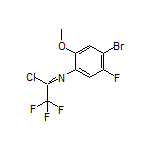 N-(4-溴-5-氟-2-甲氧基苯基)-2,2,2-三氟亚氨代乙酰氯