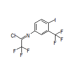 2,2,2-三氟-N-[4-碘-3-(三氟甲基)苯基]亚氨代乙酰氯