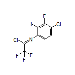 N-(4-氯-3-氟-2-碘苯基)-2,2,2-三氟亚氨代乙酰氯