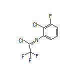 N-(2-氯-3-氟苯基)-2,2,2-三氟亚氨代乙酰氯