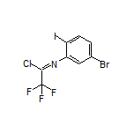 N-(5-溴-2-碘苯基)-2,2,2-三氟亚氨代乙酰氯