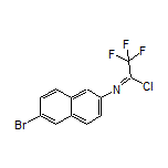 N-(6-溴-2-萘基)-2,2,2-三氟亚氨代乙酰氯