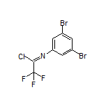 N-(3,5-二溴苯基)-2,2,2-三氟亚氨代乙酰氯