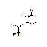 N-(3-溴-2-甲氧基苯基)-2,2,2-三氟亚氨代乙酰氯