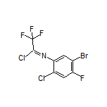N-(5-溴-2-氯-4-氟苯基)-2,2,2-三氟亚氨代乙酰氯