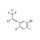 N-(5-溴-2-氟-4-甲基苯基)-2,2,2-三氟亚氨代乙酰氯