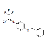 N-[4-(苄氧基)苯基]-2,2,2-三氟亚氨代乙酰氯
