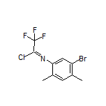 N-(5-溴-2,4-二甲基苯基)-2,2,2-三氟亚氨代乙酰氯