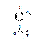 N-(8-氯-5-喹啉基)-2,2,2-三氟亚氨代乙酰氯