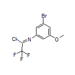 N-(3-溴-5-甲氧基苯基)-2,2,2-三氟亚氨代乙酰氯