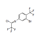 N-[3-溴-4-(三氟甲基)苯基]-2,2,2-三氟亚氨代乙酰氯