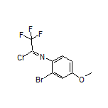 N-(2-溴-4-甲氧基苯基)-2,2,2-三氟亚氨代乙酰氯