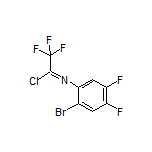 N-(2-溴-4,5-二氟苯基)-2,2,2-三氟亚氨代乙酰氯