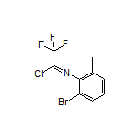 N-(2-溴-6-甲基苯基)-2,2,2-三氟亚氨代乙酰氯