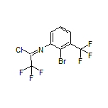 N-[2-溴-3-(三氟甲基)苯基]-2,2,2-三氟亚氨代乙酰氯