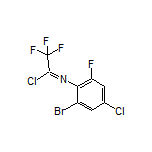 N-(2-溴-4-氯-6-氟苯基)-2,2,2-三氟亚氨代乙酰氯