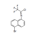 N-(5-溴-1-萘基)-2,2,2-三氟亚氨代乙酰氯