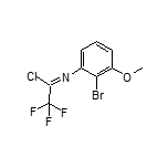 N-(2-溴-3-甲氧基苯基)-2,2,2-三氟亚氨代乙酰氯