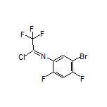 N-(5-溴-2,4-二氟苯基)-2,2,2-三氟亚氨代乙酰氯