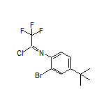 N-[2-溴-4-(叔丁基)苯基]-2,2,2-三氟亚氨代乙酰氯
