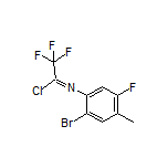 N-(2-溴-5-氟-4-甲基苯基)-2,2,2-三氟亚氨代乙酰氯