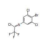 N-(4-溴-3,5-二氯苯基)-2,2,2-三氟亚氨代乙酰氯