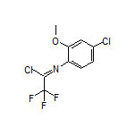 N-(4-氯-2-甲氧基苯基)-2,2,2-三氟亚氨代乙酰氯