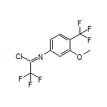 2,2,2-三氟-N-[3-甲氧基-4-(三氟甲基)苯基]亚氨代乙酰氯