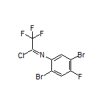 N-(2,5-二溴-4-氟苯基)-2,2,2-三氟亚氨代乙酰氯