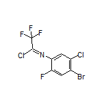N-(4-溴-5-氯-2-氟苯基)-2,2,2-三氟亚氨代乙酰氯