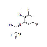 N-(3,5-二氟-2-甲氧基苯基)-2,2,2-三氟亚氨代乙酰氯