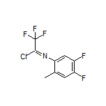 N-(4,5-二氟-2-甲基苯基)-2,2,2-三氟亚氨代乙酰氯