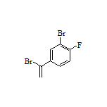2-溴-4-(1-溴乙烯基)-1-氟苯