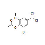 2-溴-4-(二氯甲基)-6-甲氧基苯基乙酸酯