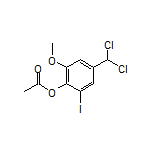 4-(二氯甲基)-2-碘-6-甲氧基苯基乙酸酯
