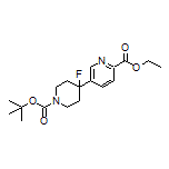 5-(1-Boc-4-氟-4-哌啶基)吡啶-2-甲酸乙酯